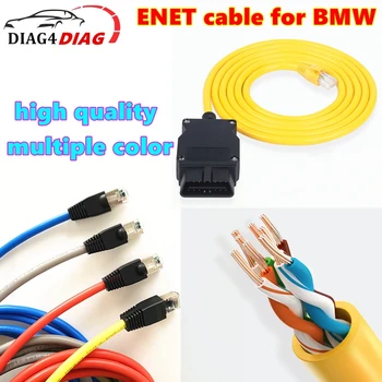 De înaltă Calitate ESYS ENET cablu pentru BMW F-series ICOM OBD2 Ethernet la Date OBDII Codificare de Date Ascunse Instrument de Diagnosticare Auto Instrument de Auto