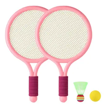 Racheta De Badminton Set Pentru Copii Non Alunecare În Aer Liber Racheta Jucarii Plaja Gazon Yard Badminton Set Joc Pentru Adolescenti Baieti Copii