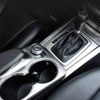 Centru de Consola Schimbătorului de Cana de Apa Titularul Capacul Panoului Ornamental Pentru Mercedes Benz GLK X204 2008-2015 din Oțel Inoxidabil de Styling Auto