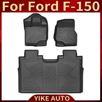 Pentru Ford F-150 2015-2020 F150 Auto Covorase Toate-Vreme TPE Picior Mat Inodor Pad rezistent la apa Tava Mat Accesorii de Interior