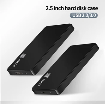 Cazul Hd Externo USB 3.0 2.5 Inch SATA HDD SSD Cabina de Hard Disk Extern Disc Cutie pentru PC, Laptop, Smartphone PS5