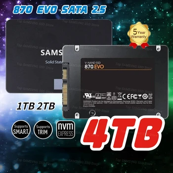 Original 8TB Nou SSD 870 EVO 500GB Intern Solid state Disk Hard Disk HDD SATA III 2.5 Inch 1TB, 2TB MLC Laptop, Desktop PC PS5