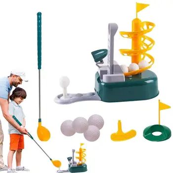 Copiii Golf Jucărie Flexibil Copii De Golf, Set Golf Portabil Jocuri De Interior Și În Aer Liber Golf Jucarii Educative Golf De Formare Echipamente Sportive