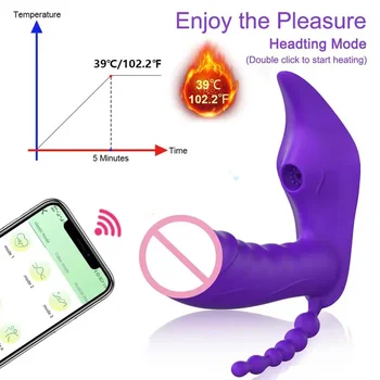 Vulva Sex Fara Preludiu Simulator Clitor Penisului Penis Artificial Smartphone Controlat De Jucării Sexuale Pentru Femei Adânc Plug Vibrator Barbati Prostata Chatte