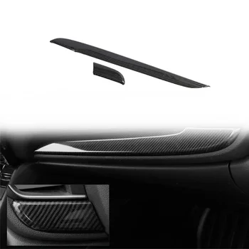 2 buc Masina de Fibra de Carbon Textura Consola Centrala de Bord Panoul de Protecție Acoperă Garnitura Pentru Honda CRV 2017 2018 2019 2020 2021 LHD