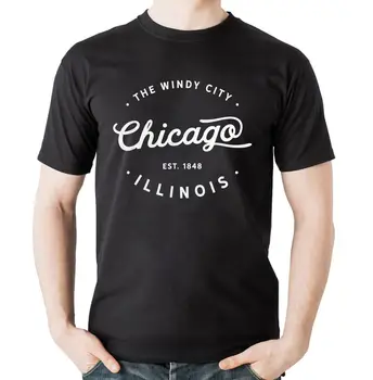 Clasic Retro Vintage Chicago, Illinois Windy City Noutate T-Shirt