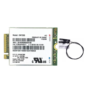 EM7355 WWAN Card+Antena FRU 04X6038 unitati solid state 4G WiFi Card pentru ThinkPad X1 Carbon L440 L540 T440 T540P X240