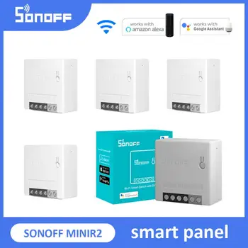 SONOFF MINIR2 Wifi DIY Comutator Mini R2 2 Mod de Module EWeLink APLICAȚIE fără Fir Control de la Distanță de Lucru Cu Alexa Google Automatizare Acasă