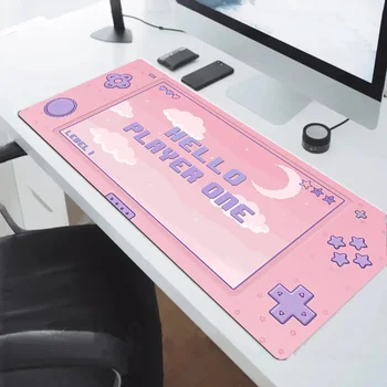 Japonia Roz Joc Mouse Pad-Uri Calculatoare-Accesorii Pc Gaming Pad Cauciuc Mat Gamer Cabinet Deskmat Mausepad Mousepad Rogojini Tastatura
