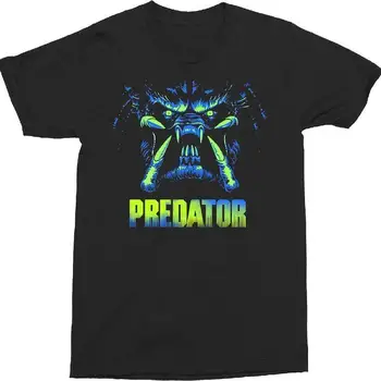 Predator Neon Aproape Extraterestru Înfricoșător De Actiune Filme Horror Tricou 40-40