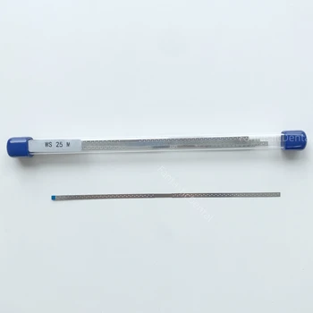 Dentare din Metal Polizat Finisare Benzi Inoxidabil Singură Fâșie Îngustă Albastru 2.5 mm