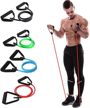5 Nivele de Rezistență Benzi cu Mânere Yoga Trage Coarda Elastica de Exercitii de Fitness Tube Trupa pentru Acasă Antrenamente Puterea de Formare