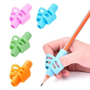 60/100 Buc Copiii de Scris Creion Stilou Titularul Copii de Învățare Practică Silicon Pen Ajutor Corectarea Posturii Dispozitiv pentru Studenți
