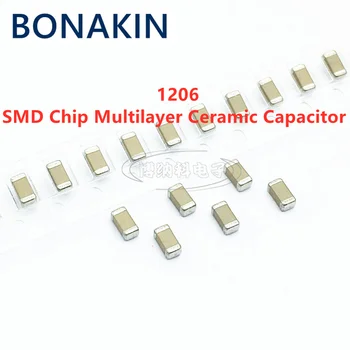 20BUC 1206 100UF 6,3 V 10V 16V 25V 35V 50V 107M X5R 20% 3216 SMD Chip Condensator Ceramic Multistrat