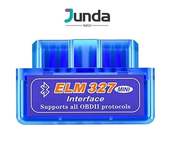 Junda Navi - Bluetooth ELM327 V2.1 Auto OBD 2 Scanner Cititor de Cod de Instrument Instrument de Diagnosticare Auto Super MINI ELM 327 Pentru Android