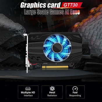 GT730 2GB GDDR5 placa Grafică pe 128 de Biți 700Mhz 40Nm VGA+DVI+Hdml-Compatibil cu placa Video