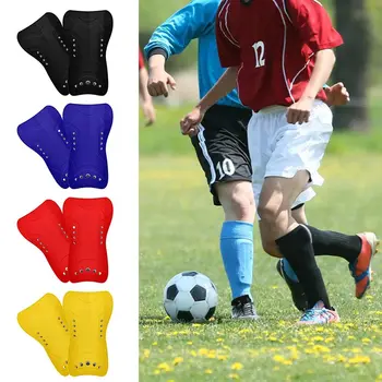 1Pair Multicolor Fotbal Shin Paznici Lumina Spumă Moale Proteja Shin Pad Glezna Copii Sport pentru Adulți Picior Protector Suport pentru Genunchi