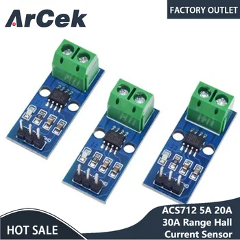 De Vânzare la cald ACS712 5A 20A 30A Gama de Curent Hall Modul Senzor ACS712 Module Pentru Arduino 5A 20A 30A