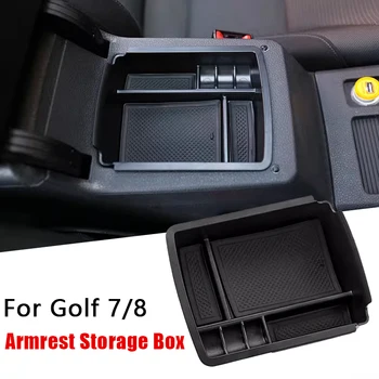 Masina Cotiera Cutie Depozitare pentru Volkswagen Golf Sportsvan 7/7.5/8 Consola Centrala Bin Mănușă Tava Organizator Accesorios Para Vehículos