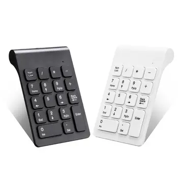 2.4 GHz Wireless Tastatura Numerică 18 Taste Tastatură Digitală pentru Contabil Casier Laptop Tablete QW