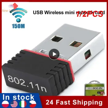 1/2 BUC 150 M Mini USB Dongle WiFi 802.11 B/G/N Adaptor de Rețea fără Fir USB2.0 Receptor Wifi pentru Laptop PC