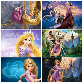Film Disney Printesa Rapunzel Tangled Diamant Pictura Cruciulițe Kituri De Broderie De Artizanat Burghiu Plin De Mozaic Decor Acasă