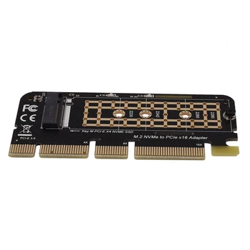 3X M. 2 Nvme SSD PCI-E X16 Converter Card de unitati solid state M-Cheia M. 2 Pcie, PCI-Express X4/X8/X16 Solid state Disk Adaptor de Card