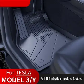 Pentru Tesla Covorase Model 3 Y 2021-2024 Masina Patru Sezoane rezistent la apa, Non-alunecare Mat Etaj NOU TPE Speciale Accesorii Auto